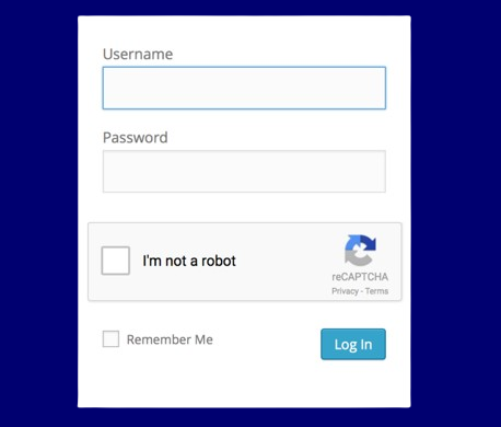 reCAPTCHA in WordPress login page