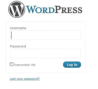 Login to WordPress