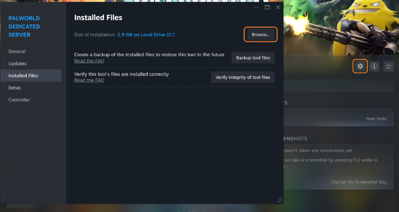 Installation Folder in Steam